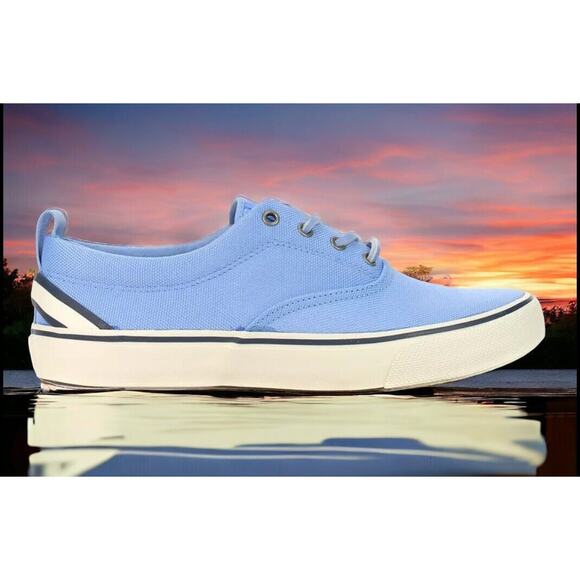 Sperry Striper II Seacycled Beach Blue Summer Deck Boat Shoes Mens 11 Fast Ship main image 7